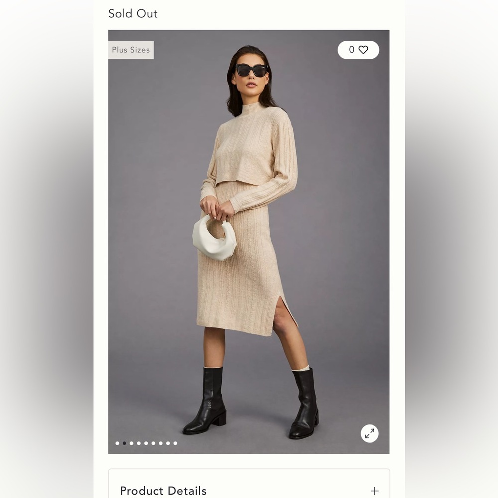 Current Air layered sweater dress
